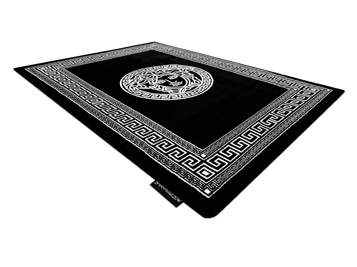 Tapijt HAMPTON Medusa grieks kwallen zwart 160x220 cm