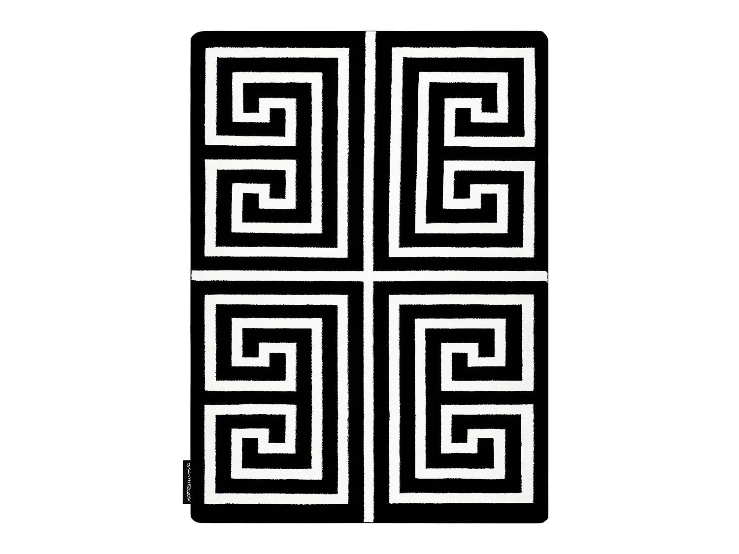 Alfombra HAMPTON Rich griego negro 160x220 cm