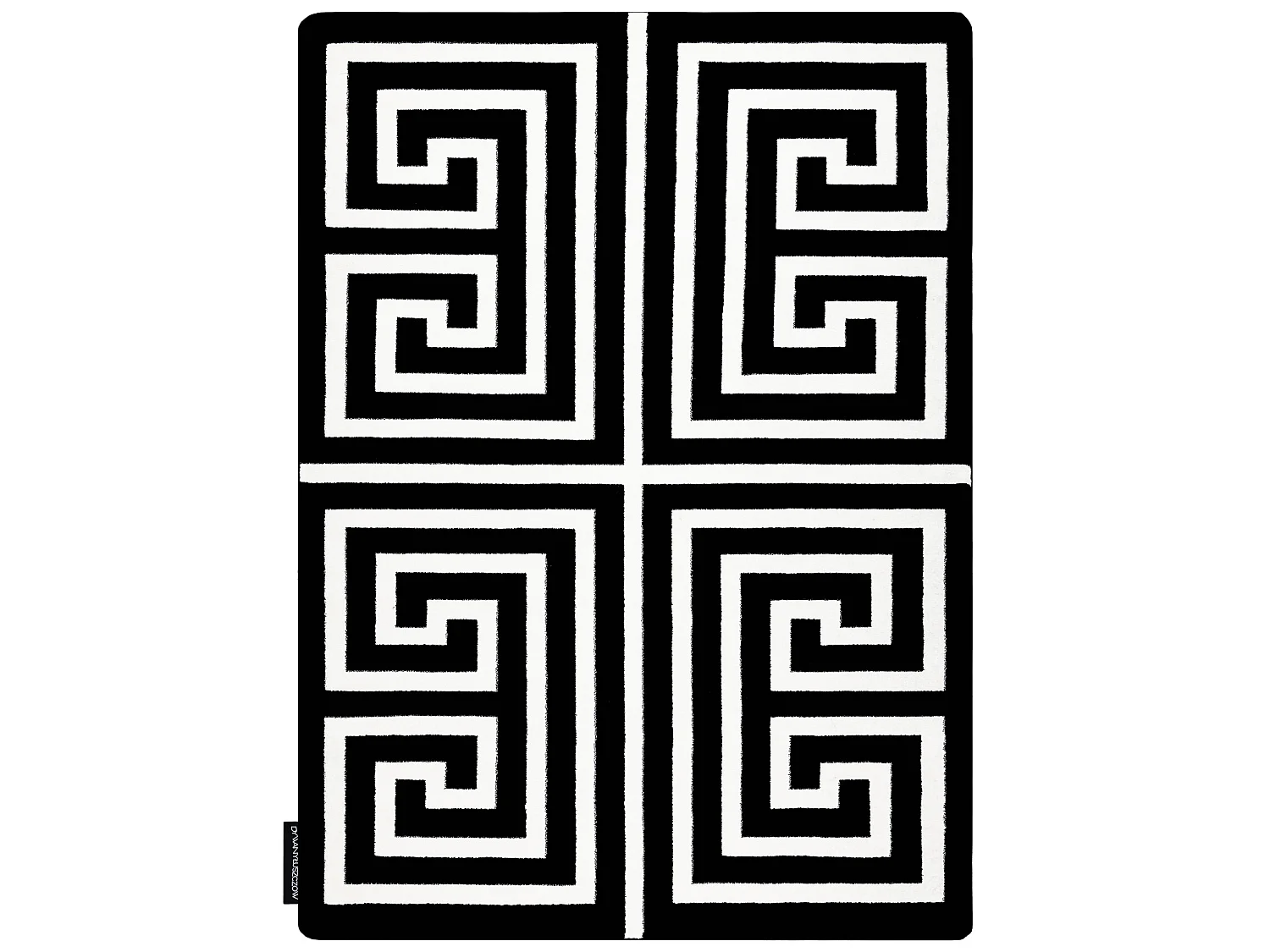 Tapis HAMPTON Rich grec noir 160x220 cm