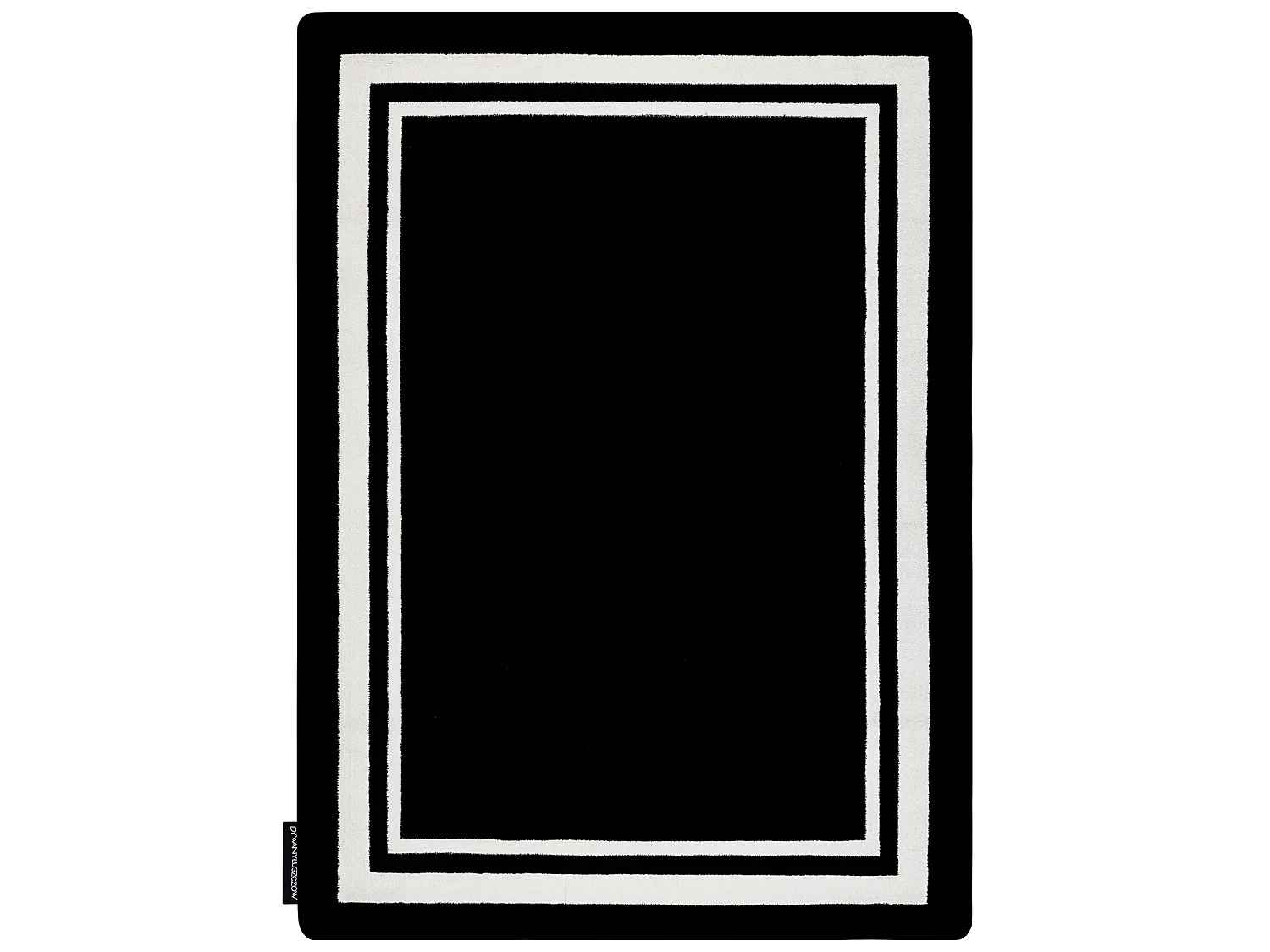 Tapijt HAMPTON Border kader zwart 160x220 cm