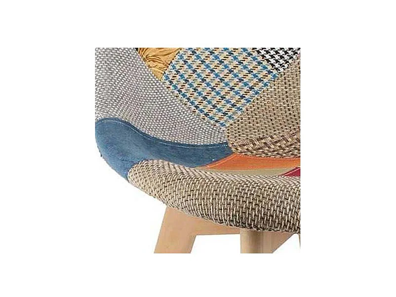 Lot de 2 Chaises Patchwork "Hygla" 87cm Multicolore