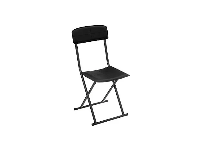 Lot de 4 Chaises Pliantes "Assise" 83cm Noir
