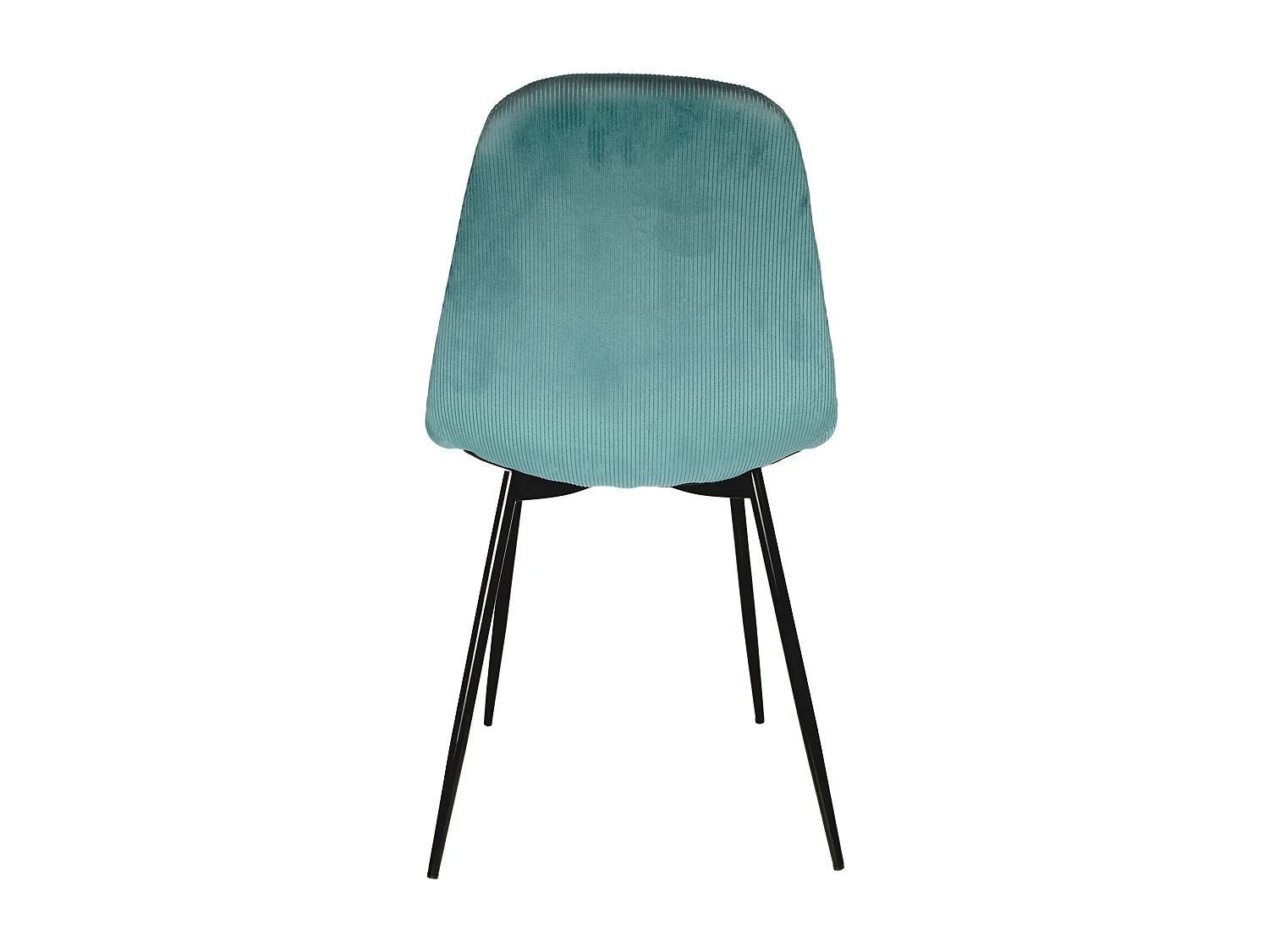 Lot de 2 Chaises Velours "Giulia" 85cm Bleu Canard