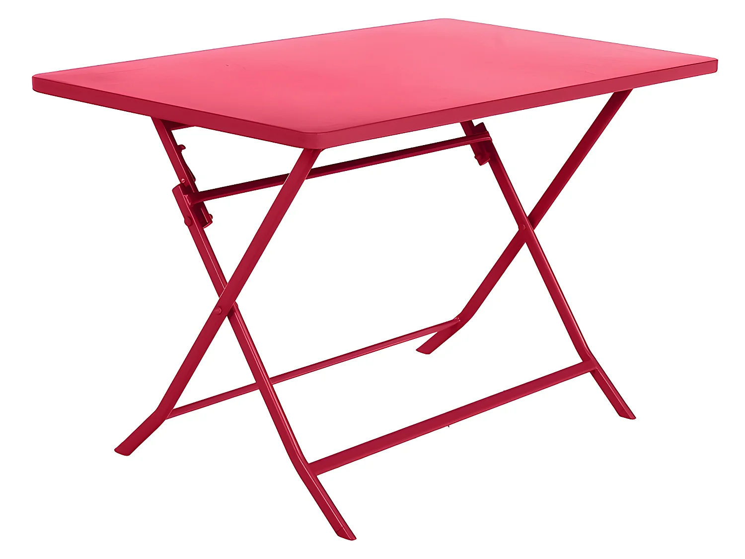 Table rectangulaire pliante Greensboro 4p grenade Hespéride