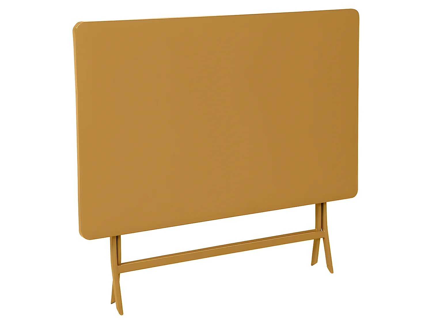 Table rectangulaire pliante Greensboro 4p ocre Hespéride - Ocre