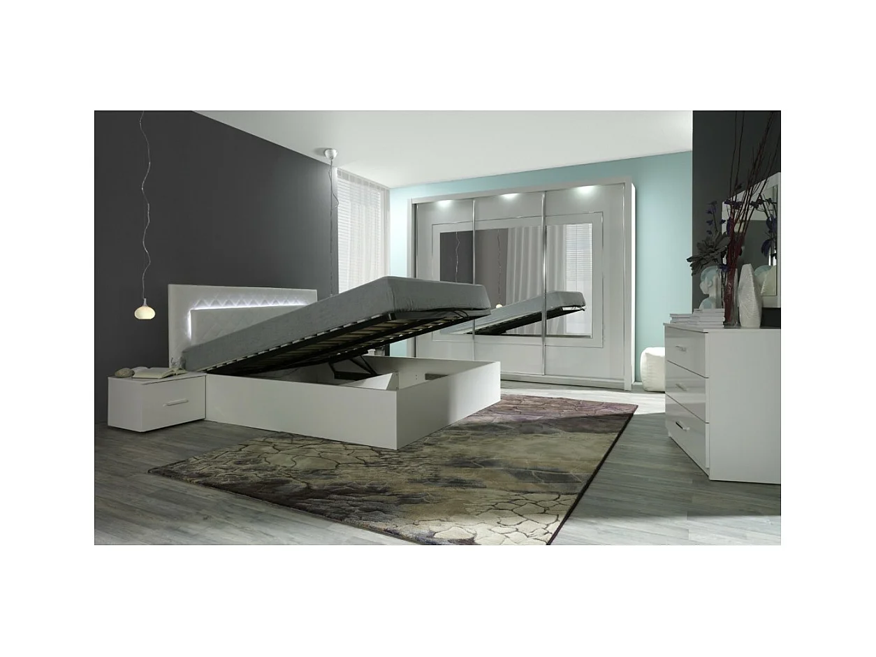 Cama PANAREA 180 x 200 cm con opción de arcón y somier.