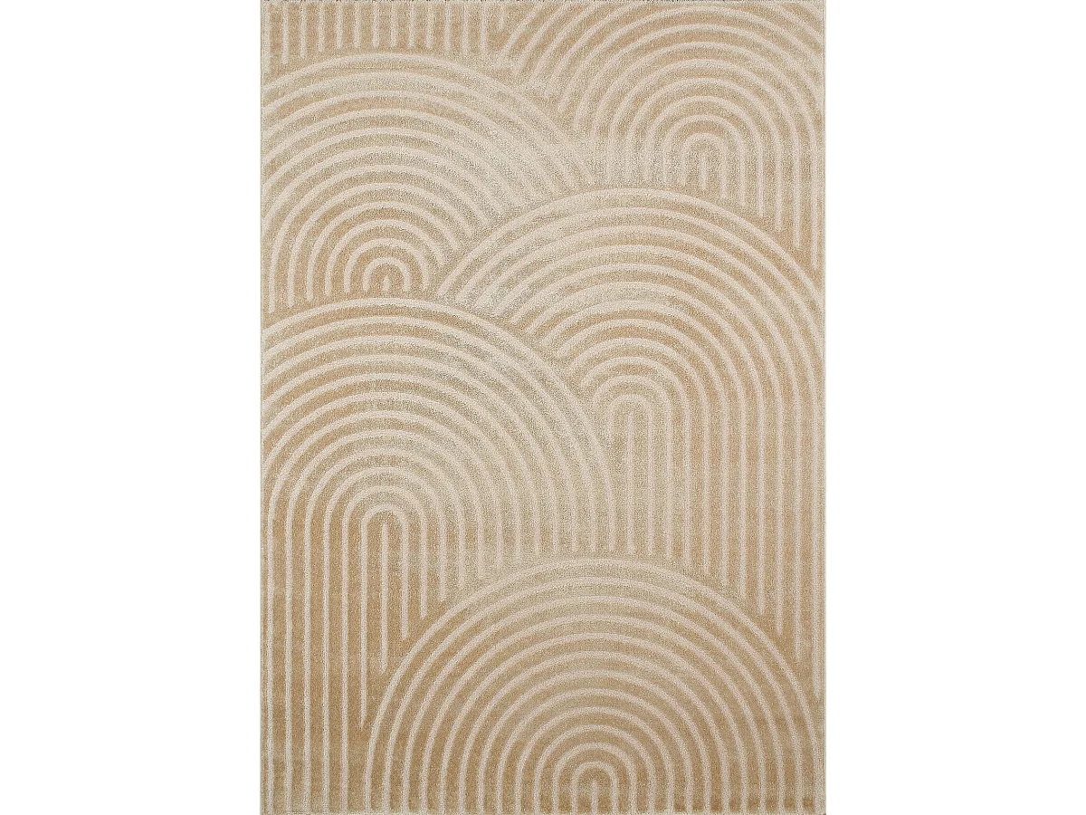 Tapis de salon - Beige - Graphique - Bianca - 120x160 cm