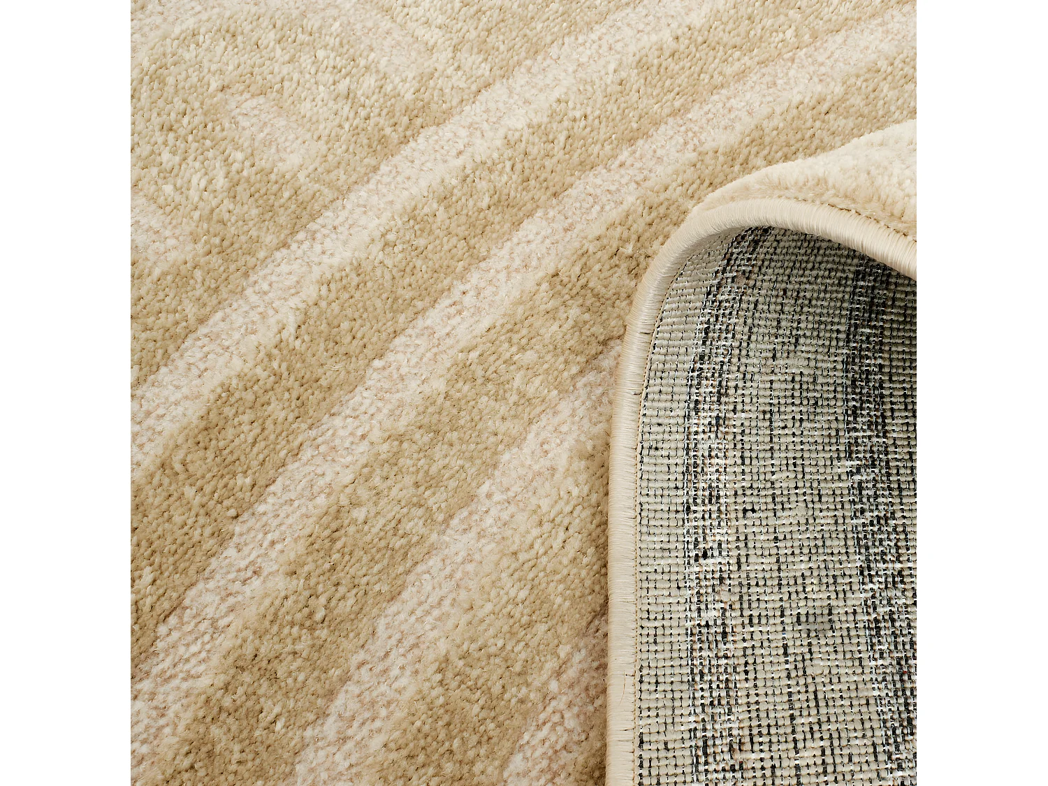Tapis de salon - Beige - Graphique - Bianca - 120x160 cm