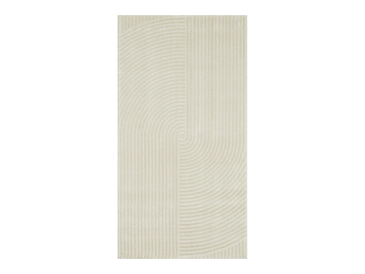 Tapis de salon - Crème - Graphique - Bianca - 80x150 cm