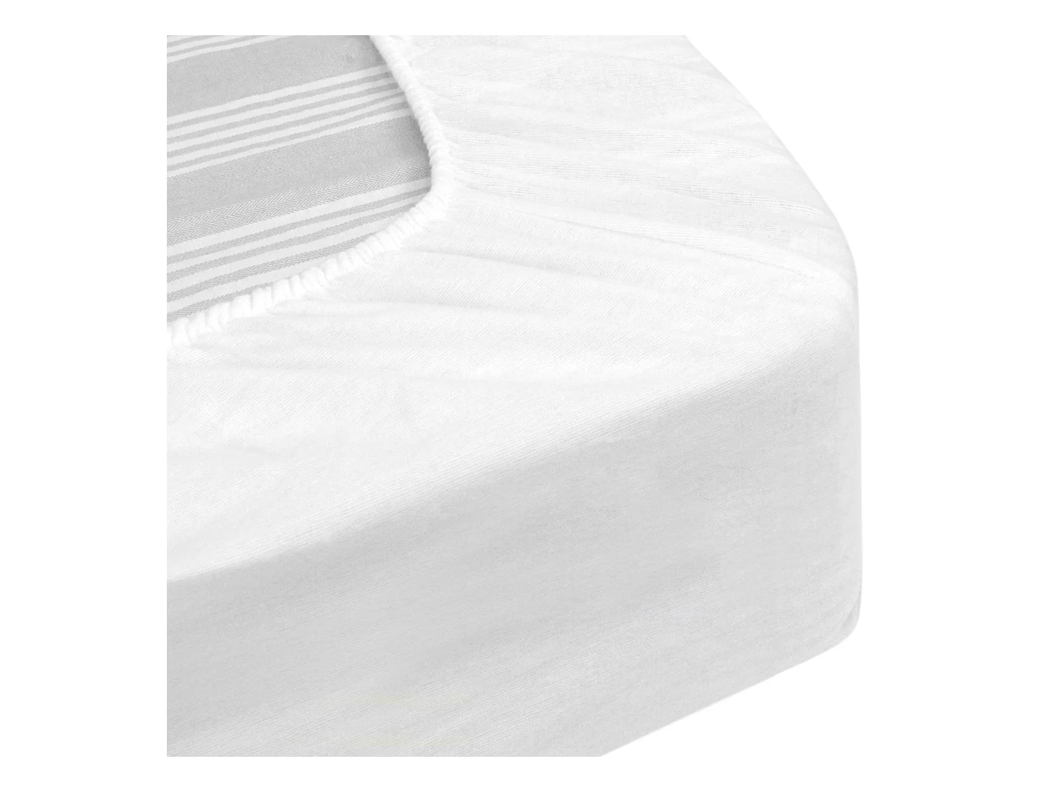 Protège matelas imperméable 2x80x220 cm lit articulé TPR bonnet 30cm ARNON molleton coton contrecollé polyuréthane