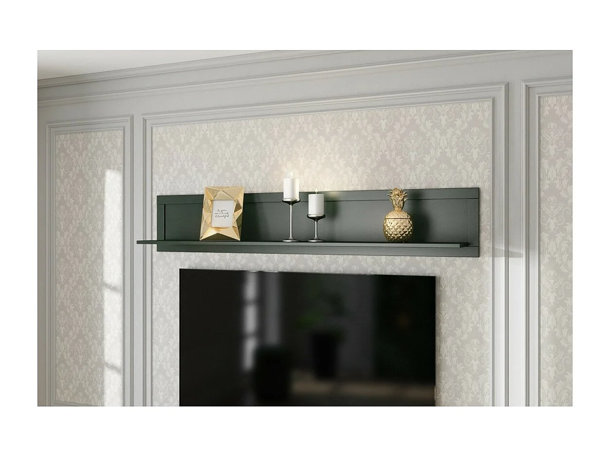 Wandregal ASSIA – 180 cm – Grün – Klassisch schicker Stil