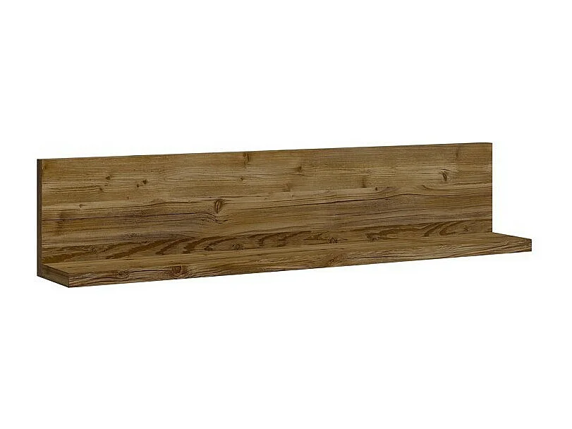 Étagère murale BERGAME – 150 cm coloris chêne foncé