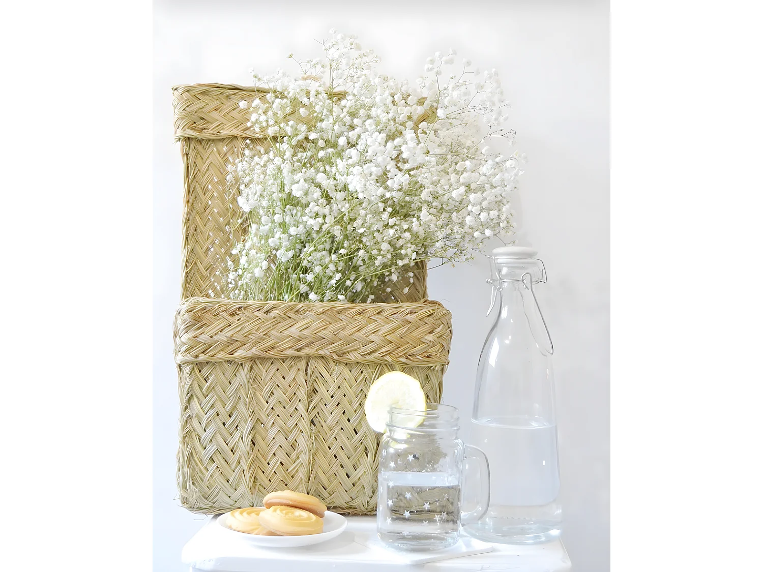 Revistero de esparto pequeño - MENORCA - DECOWOOD