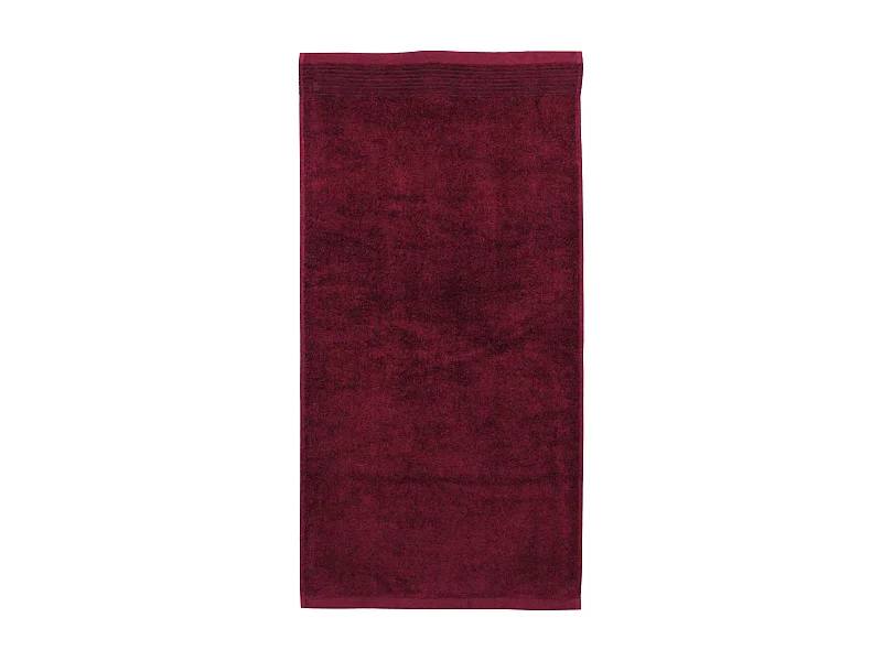 Serviette de toilette 50x100 cm JULIET Rouge bordeaux 520 g/m2