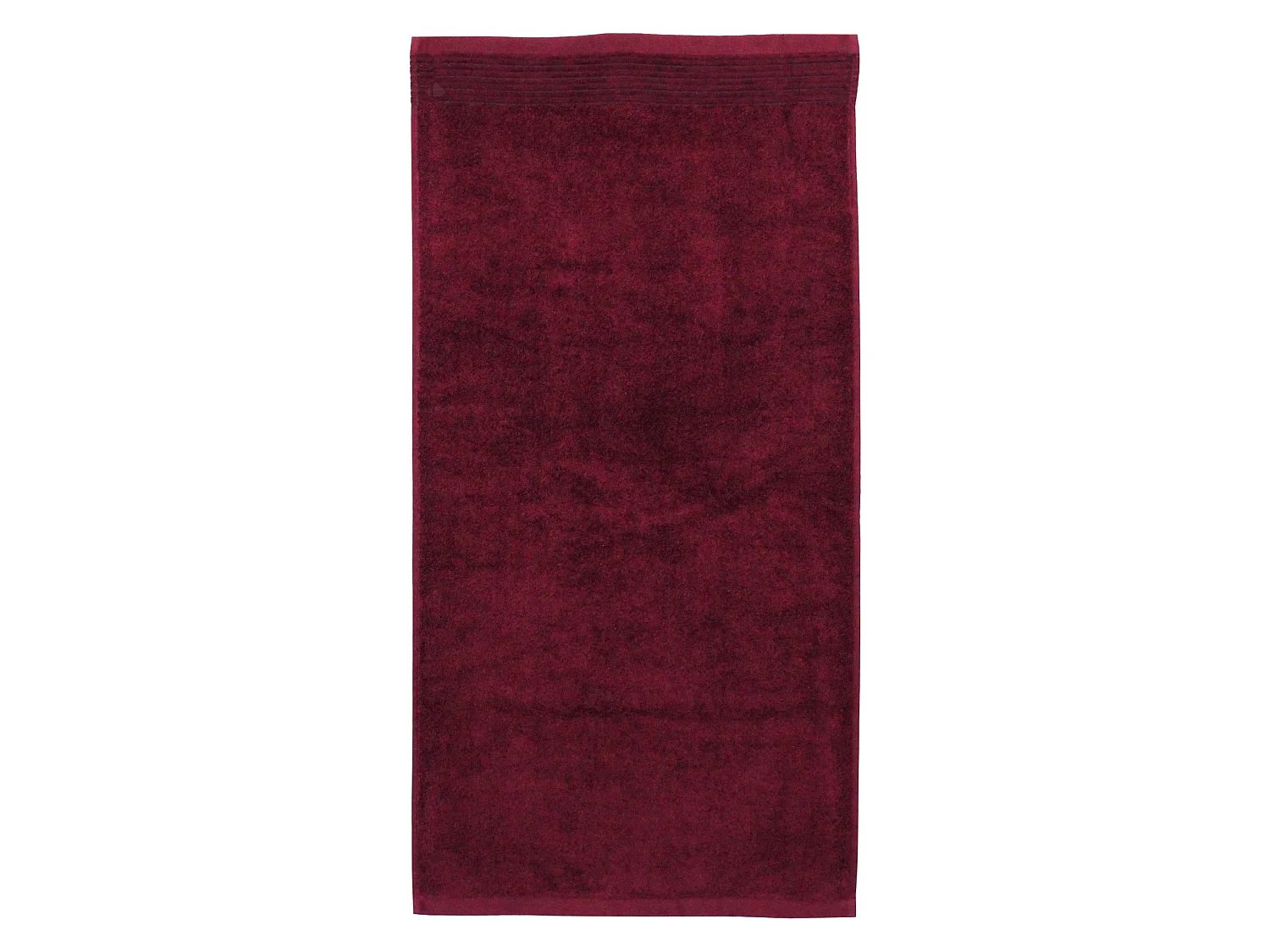 Serviette de toilette 50x100 cm JULIET Rouge bordeaux 520 g/m2