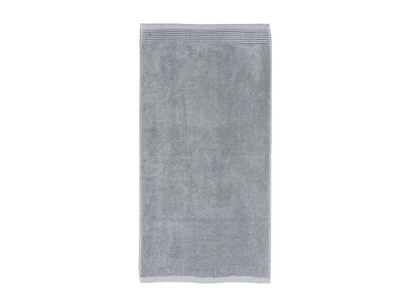 Serviette de toilette 50x100 cm JULIET Gris Argent 520 g/m2