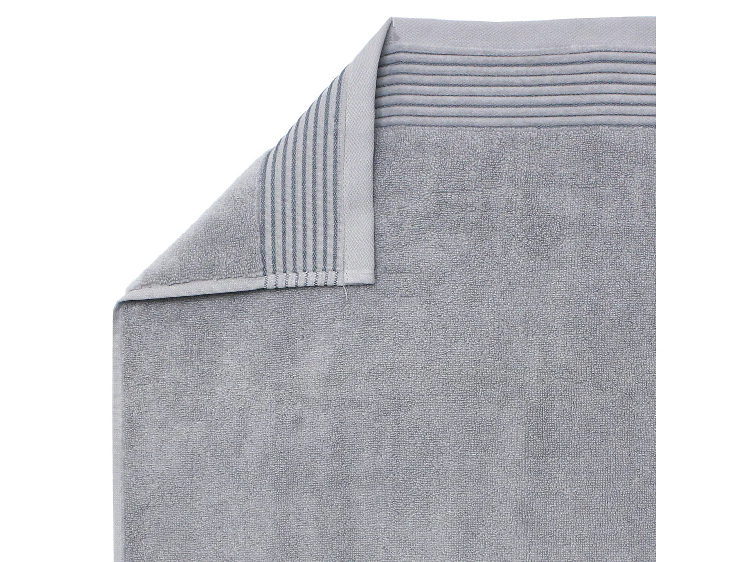 Serviette de toilette 50x100 cm JULIET Gris Argent 520 g/m2