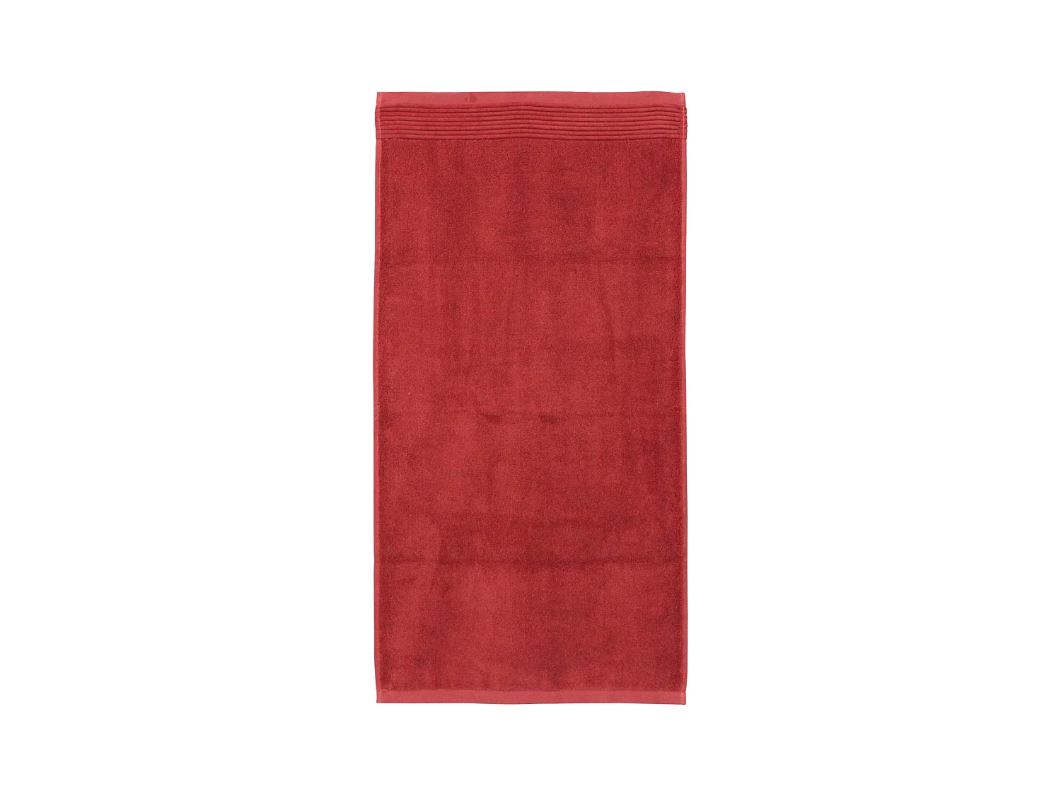 Serviette de toilette 50x100 cm JULIET Rouge Terracota 520 g/m2