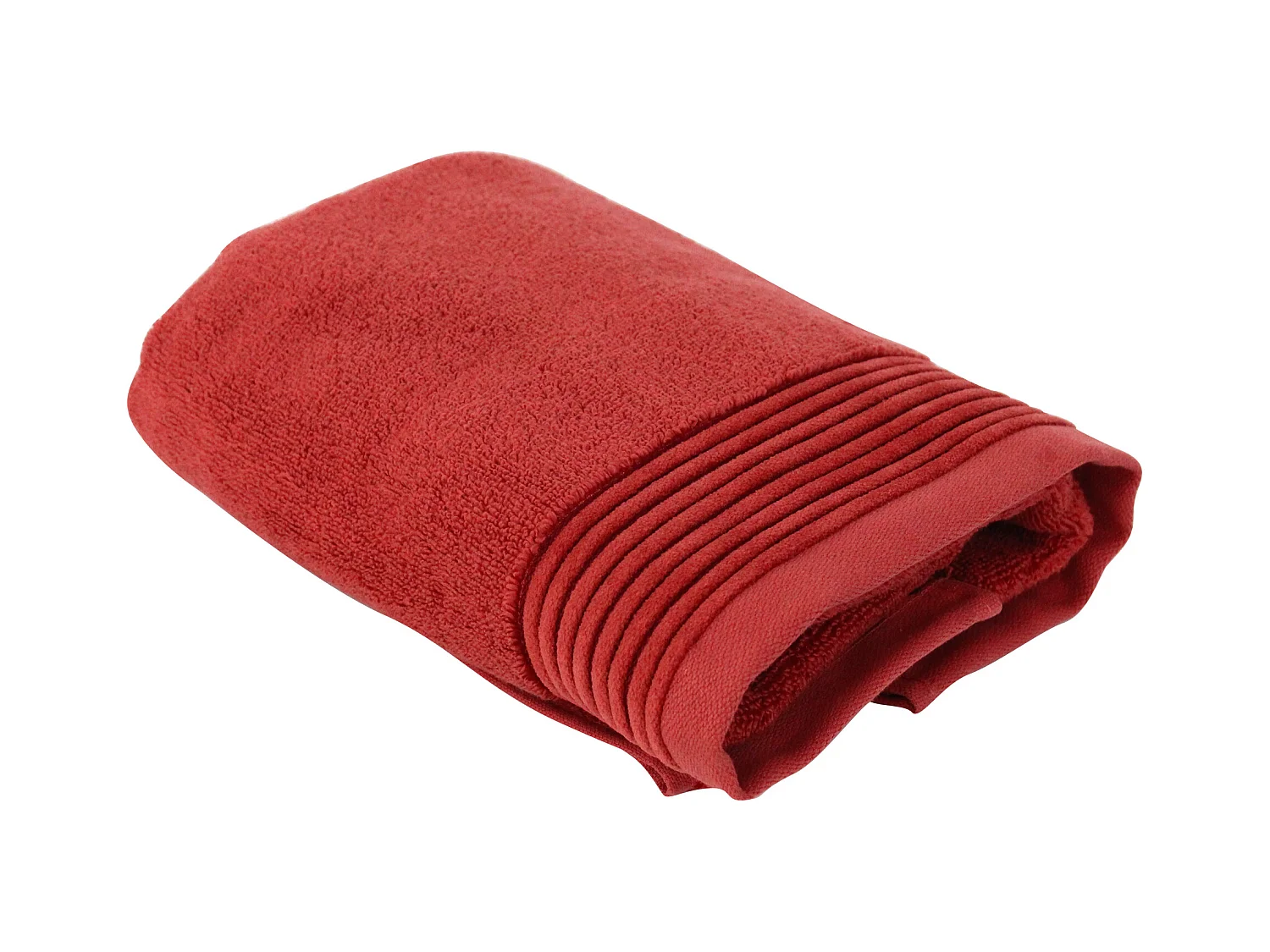 Serviette de toilette 50x100 cm JULIET Rouge Terracota 520 g/m2