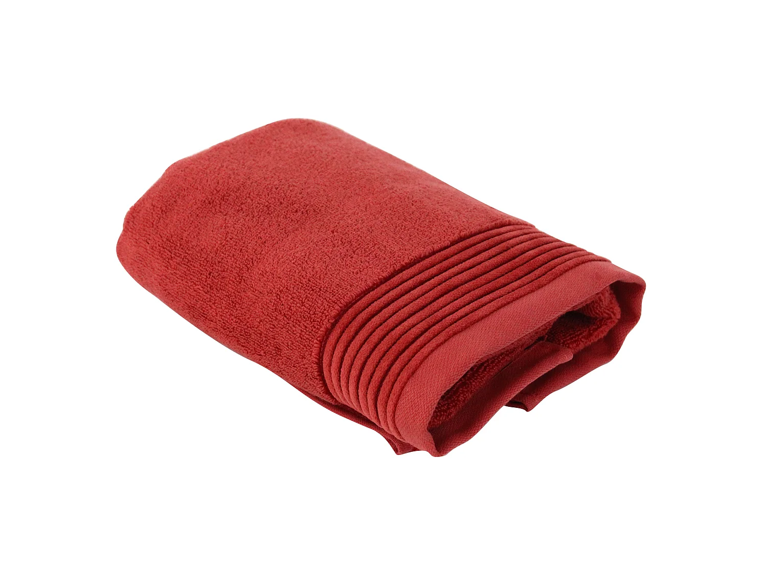 Serviette de toilette 50x100 cm JULIET Rouge Terracota 520 g/m2