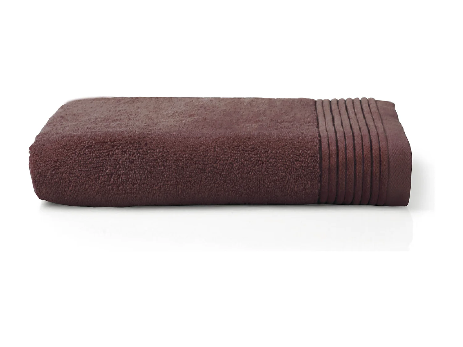 Serviette de toilette 50x100 cm JULIET Marron 520 g/m2