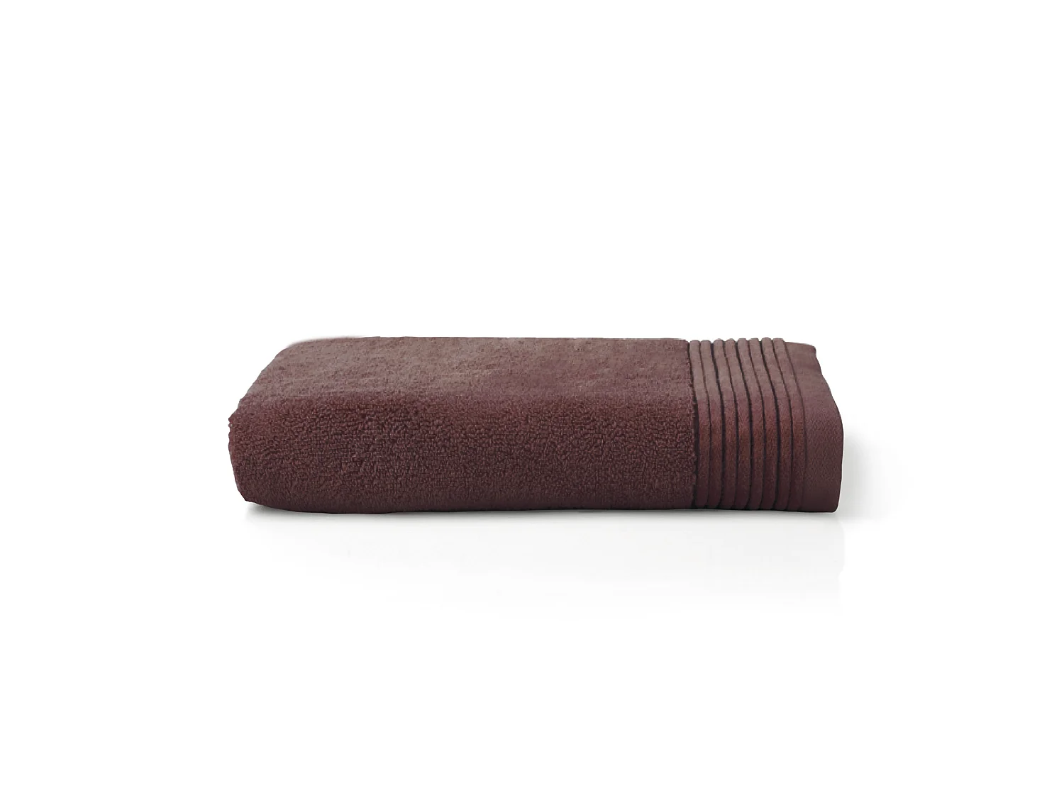 Serviette de toilette 50x100 cm JULIET Marron 520 g/m2