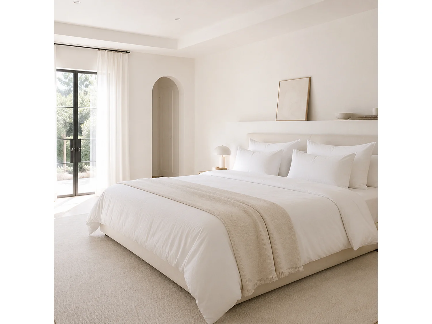 Oreiller 40x60 cm GRIZZ'LIT FLOTEX Fibre creuse Polyester
