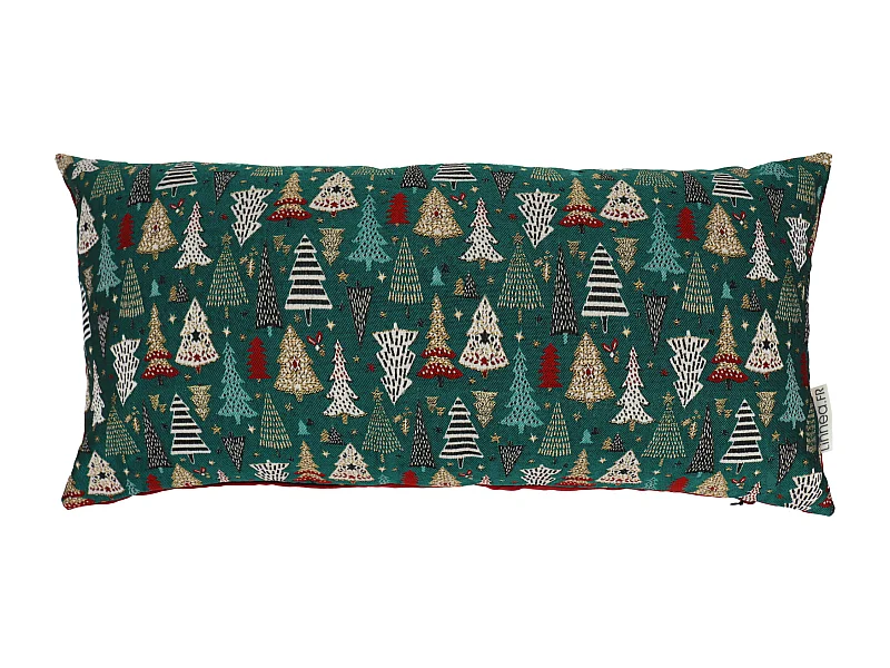 Housse de coussin 30x60 cm CELEBRATION Vert Epicea