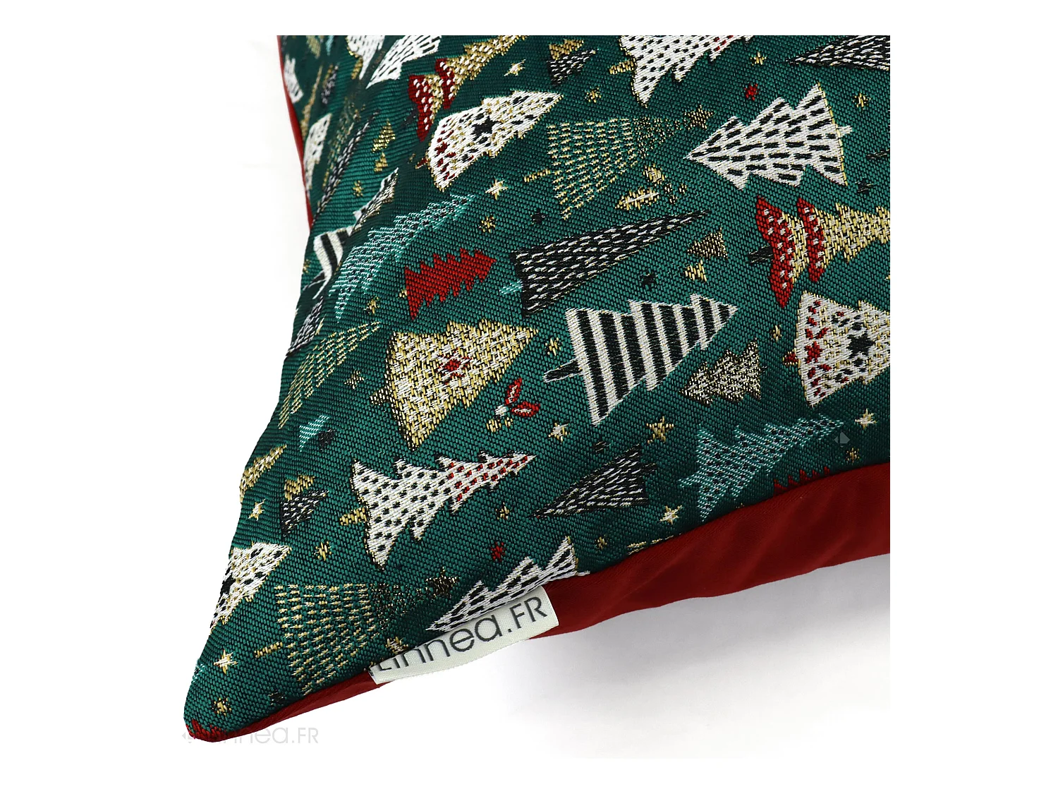 Housse de coussin 30x60 cm CELEBRATION Vert Epicea