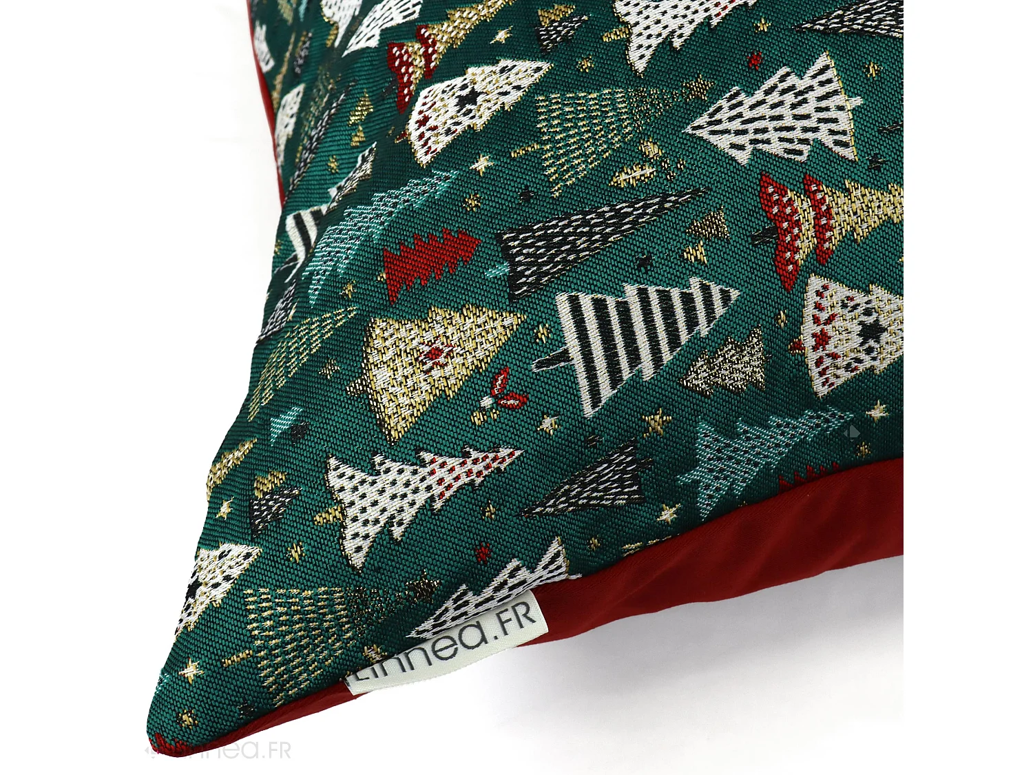 Housse de coussin 30x60 cm CELEBRATION Vert Epicea