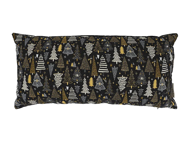 Housse de coussin 30x60 cm CELEBRATION Gris Graphite