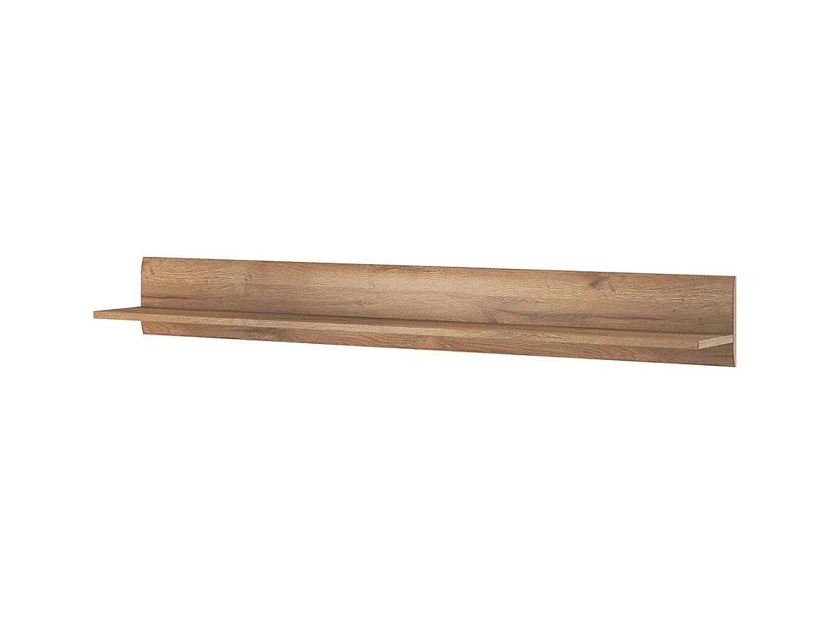 Étagère murale design BREDA – 180 cm – Coloris chêne – Style moderne