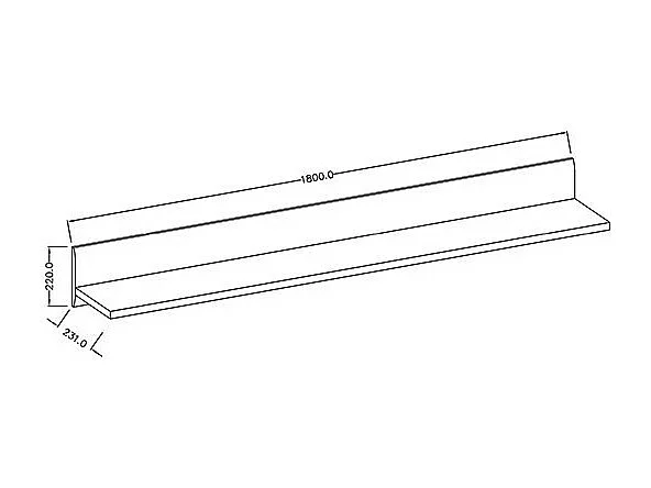 Boekenkast BREDA – 180 cm – Mat wit en glanzend wit – Modern en functioneel ontwerp
