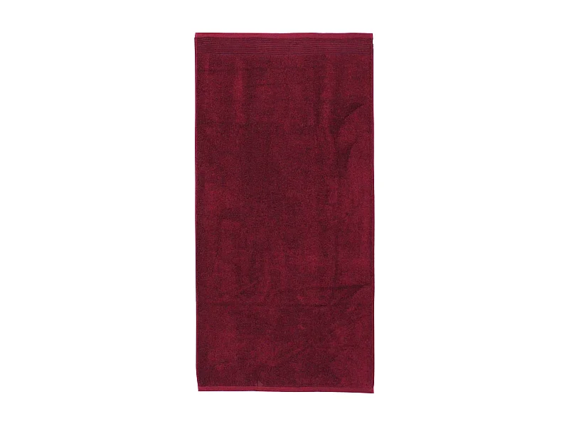 Drap de douche 70x140 cm JULIET Rouge bordeaux 520 g/m2