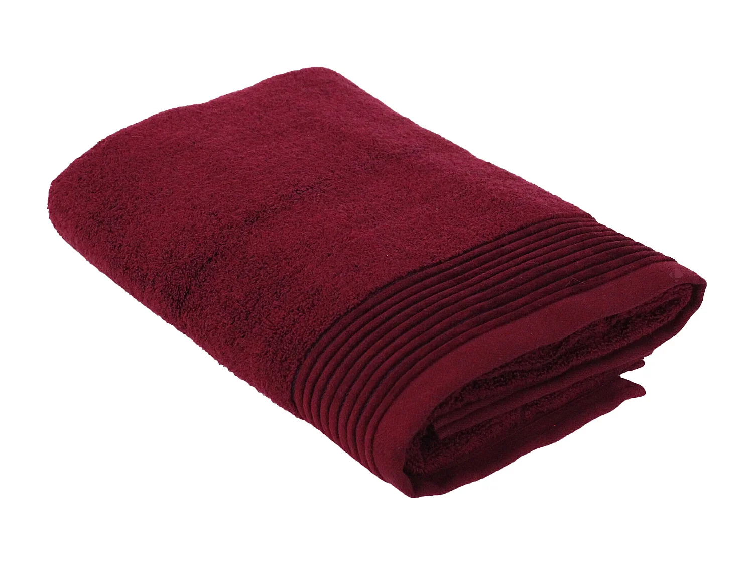 Drap de douche 70x140 cm JULIET Rouge bordeaux 520 g/m2