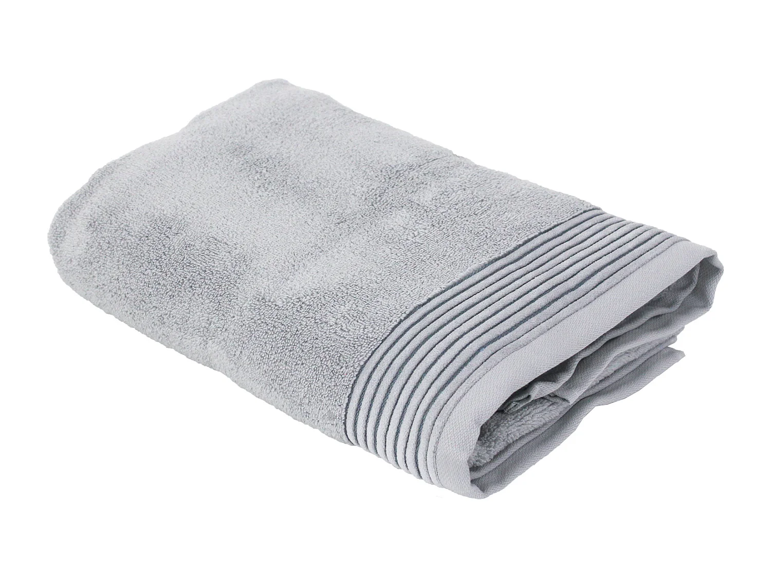 Drap de douche 70x140 cm JULIET Gris Argent 520 g/m2
