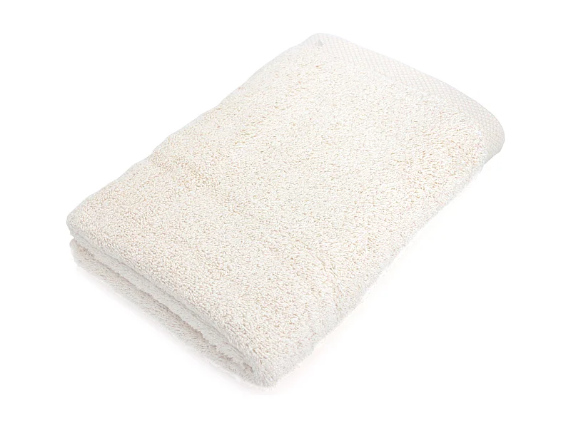 Drap de douche 70x140 cm PURE Ivoire 550 g/m2