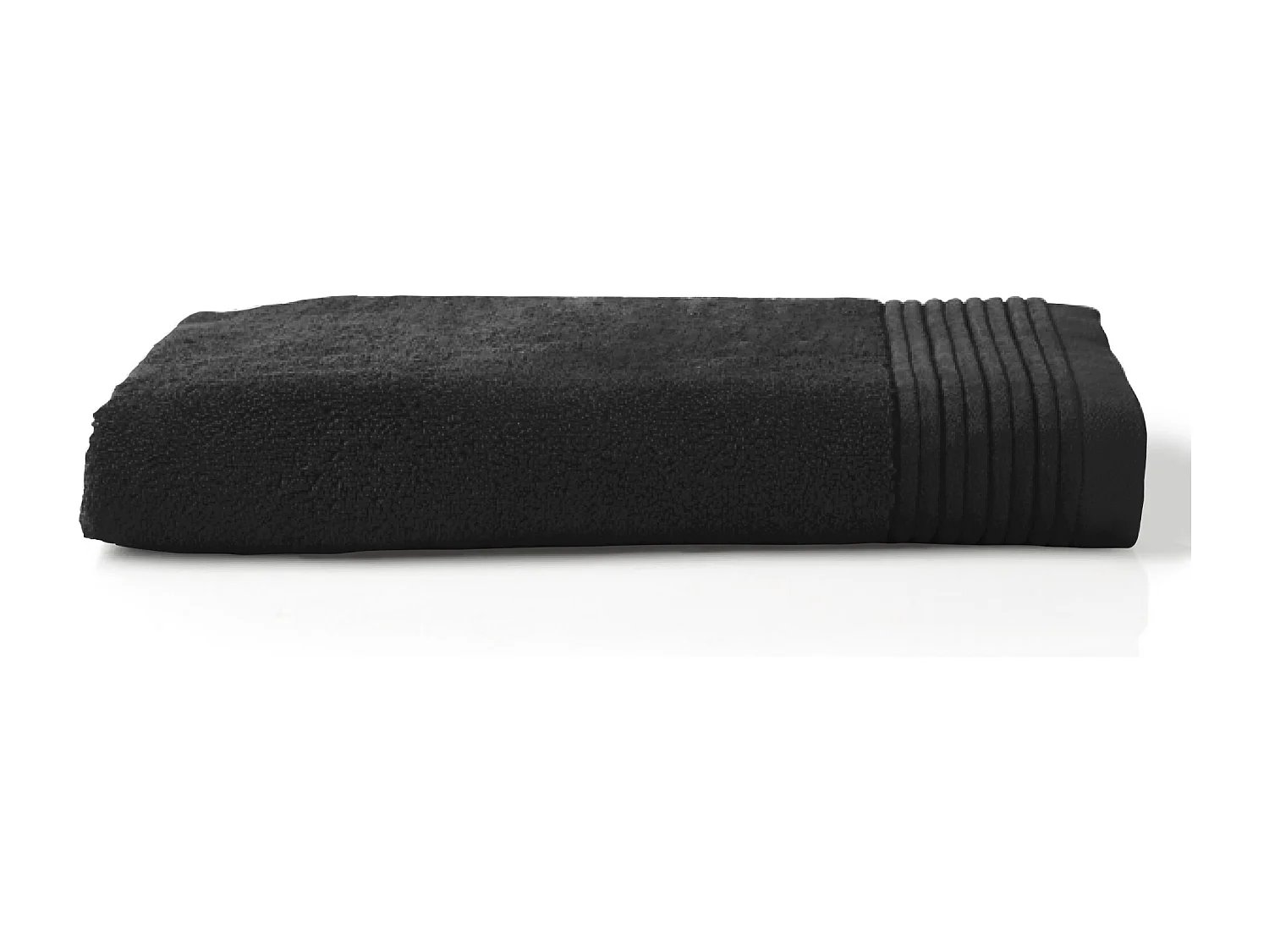 Drap de douche 70x140 cm JULIET Noir 520 g/m2