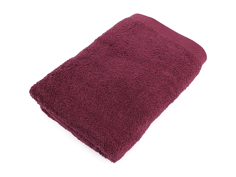 Drap de douche 70x140 cm PURE Bordeaux 550 g/m2