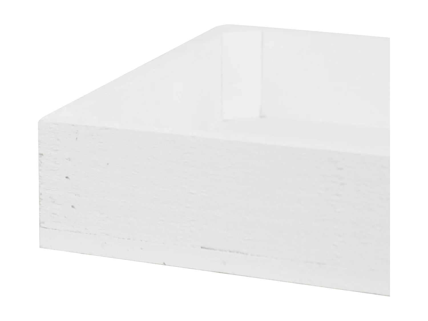 Scatola in legno massello in tono bianco 49x30,5x7,5cm - BOX - DECOWOOD