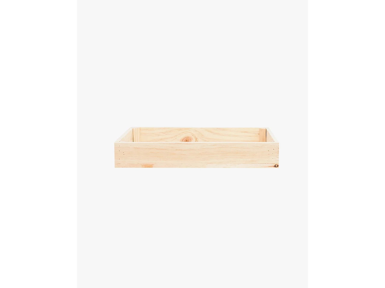 Boîte en bois de pin vieilli petite 49x7,5cm - BOX - DECOWOOD