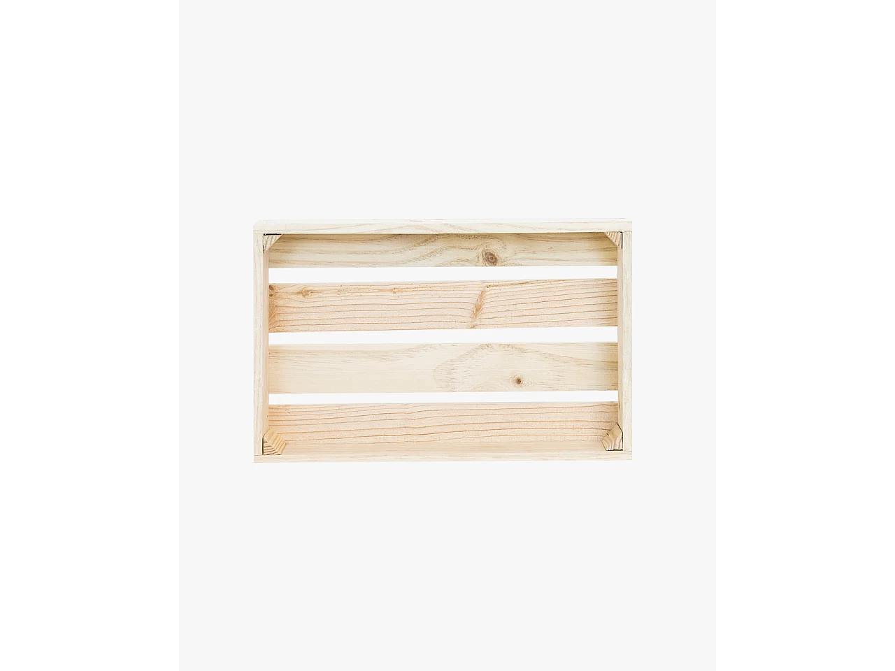 Boîte en bois de pin vieilli petite 49x7,5cm - BOX - DECOWOOD
