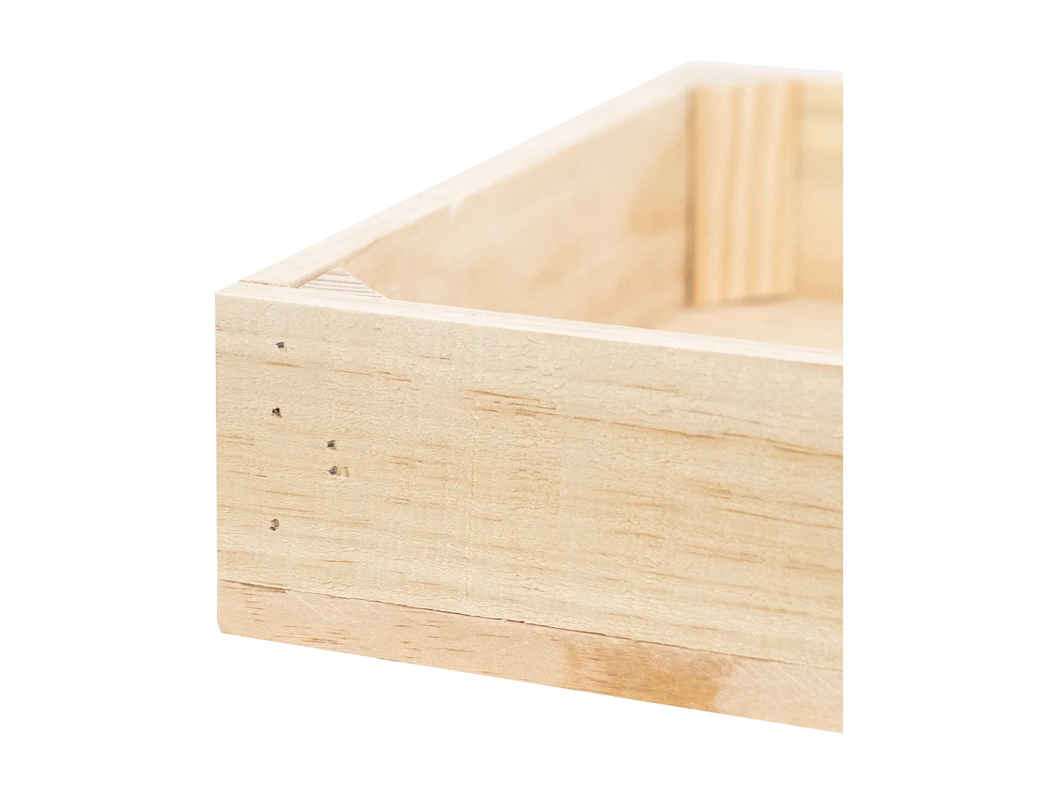 Boîte en bois de pin vieilli petite 49x7,5cm - BOX - DECOWOOD