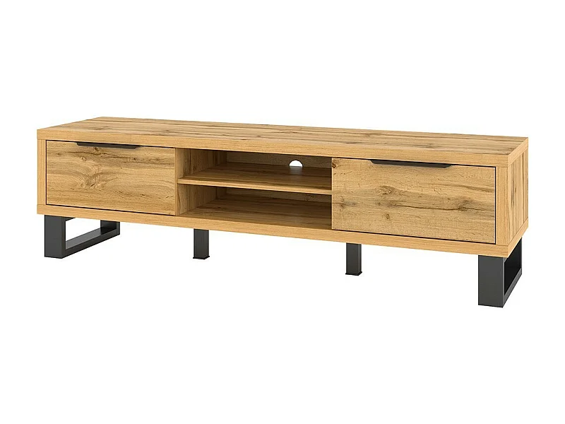 TV-meubel XL 180cm uit de MILO collectie. Eiken kleur. Design stijl.
