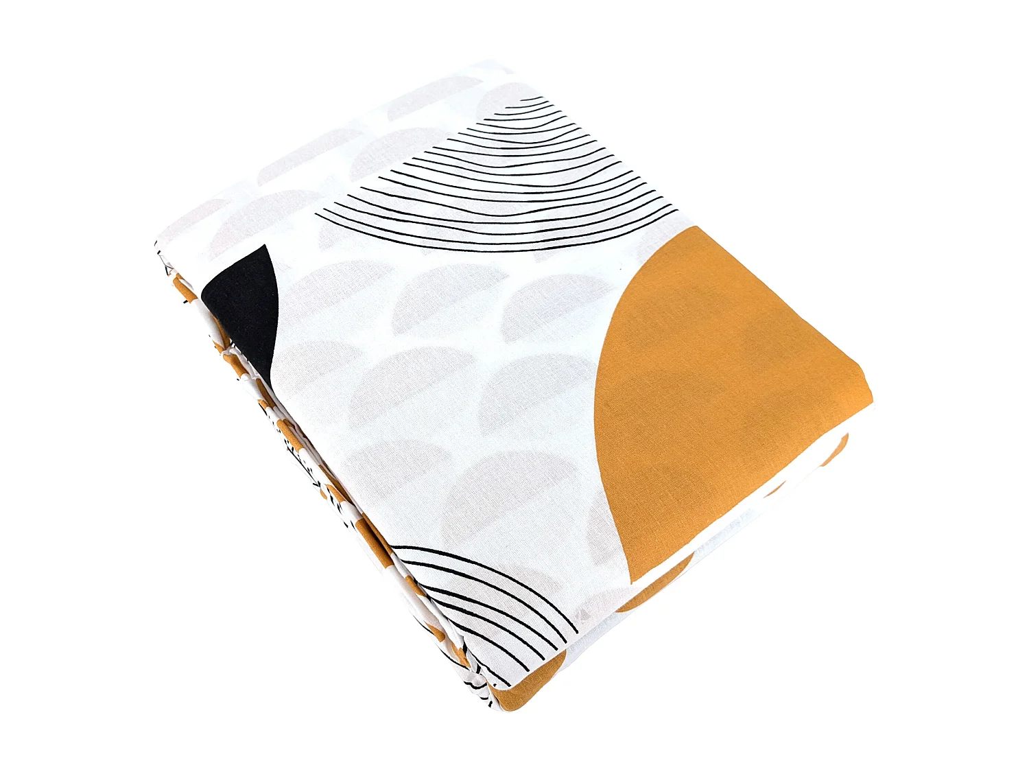 Parure de lit 260x240 cm coton biologique CIL Blanc 3 pièces