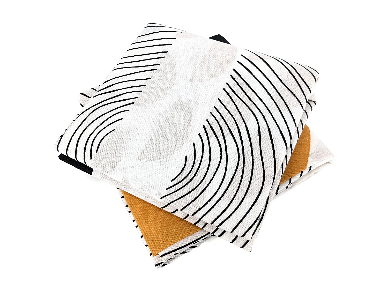 Parure de lit 260x240 cm coton biologique CIL Blanc 3 pièces