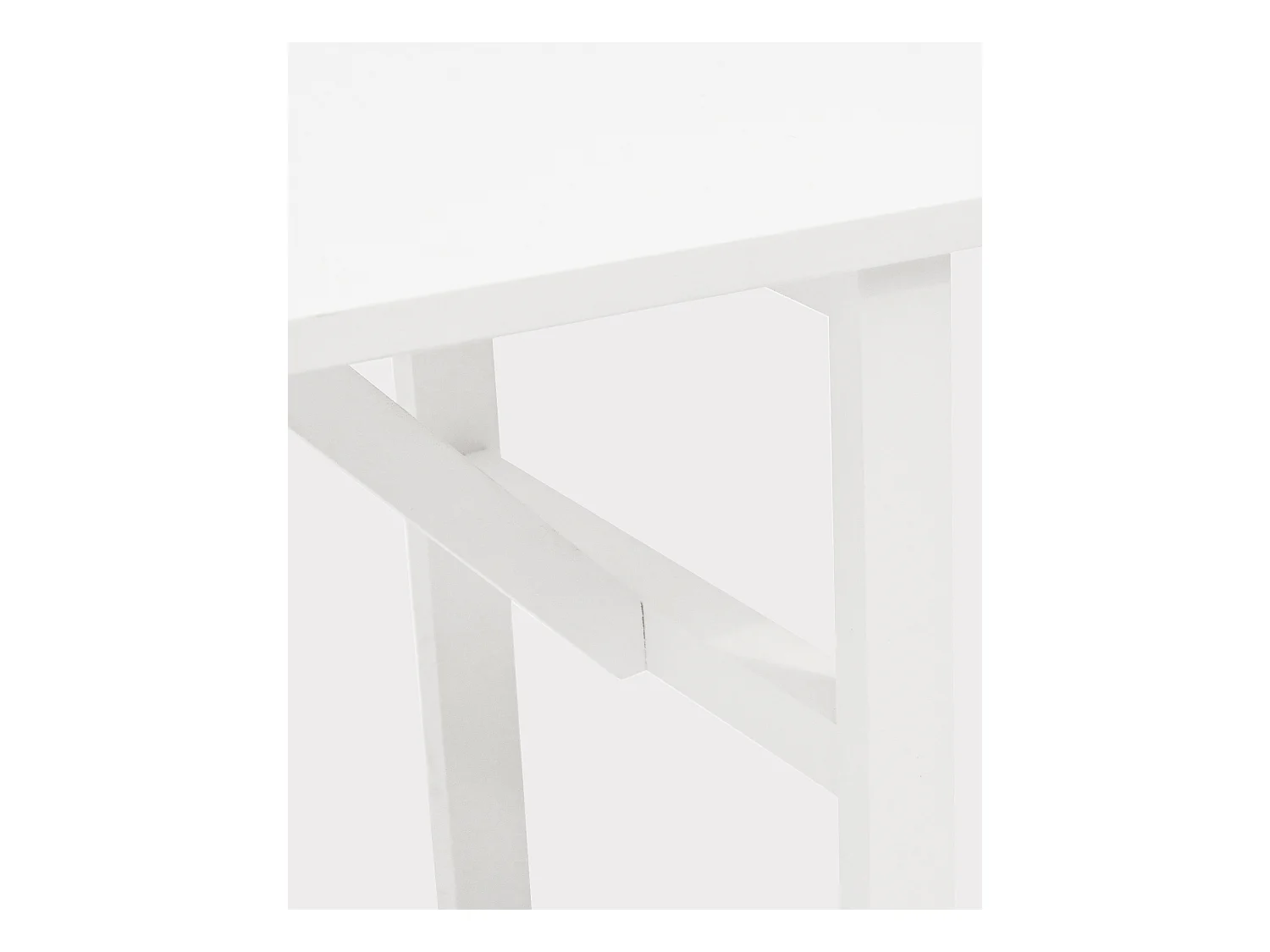 Banc en bois de sapin blanc 120x45cm - SIEP - DECOWOOD