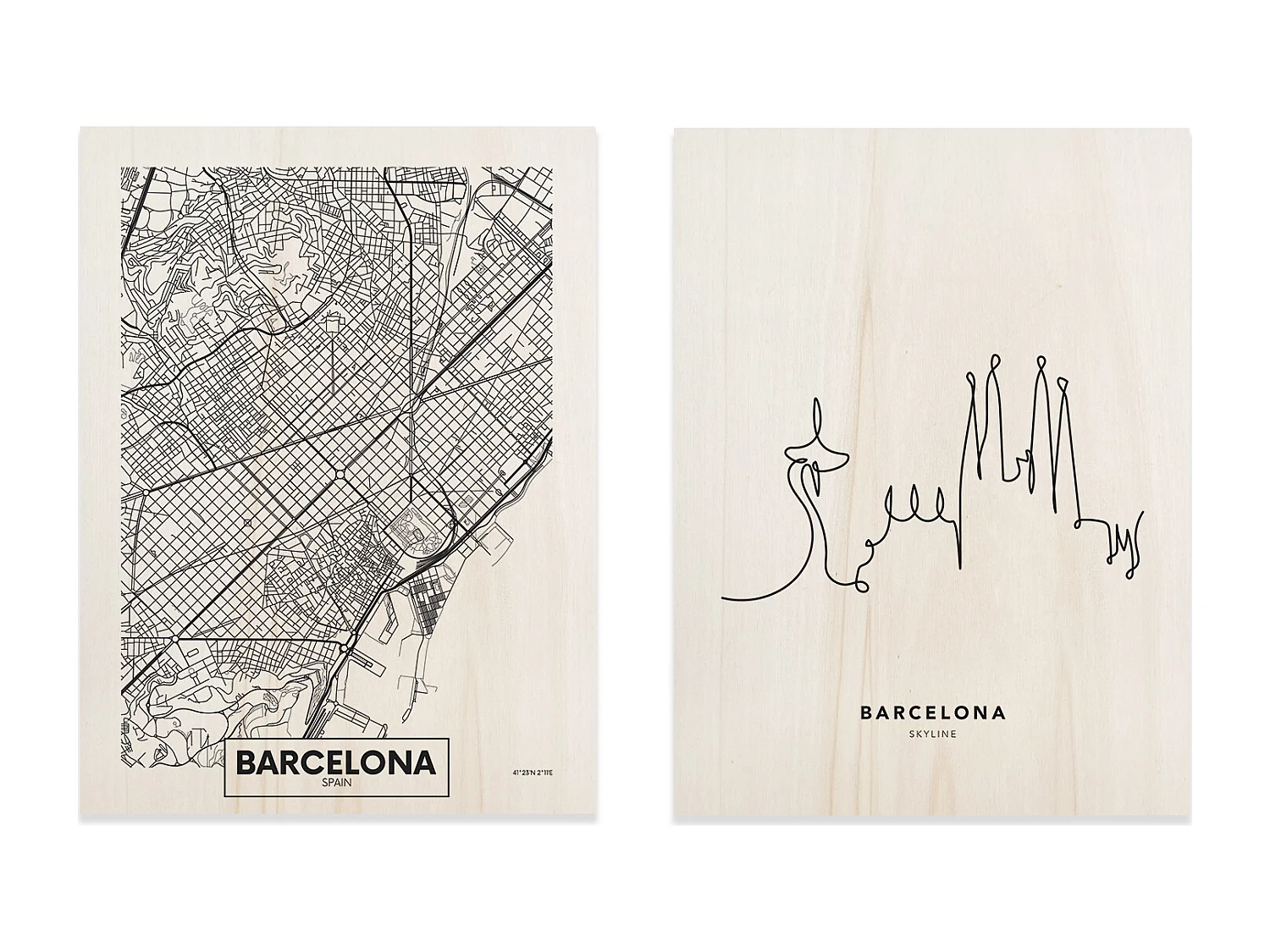 Pack de cuadros Barcelona