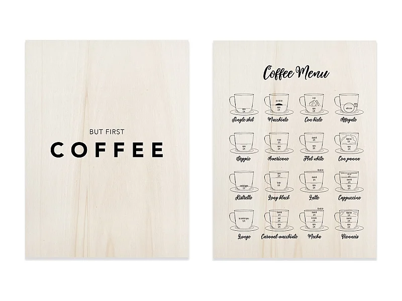 Pack de cuadros Coffee