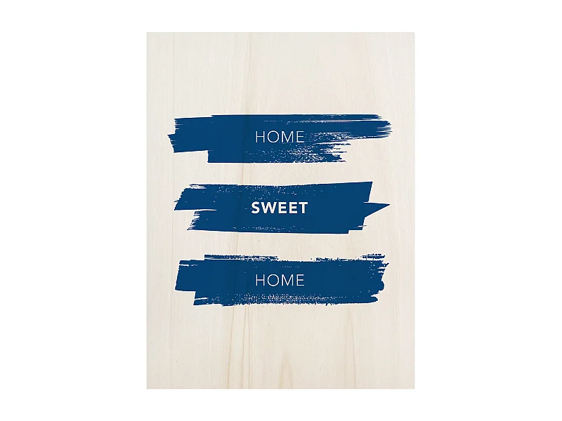 Cuadro de madera Home Sweet Home